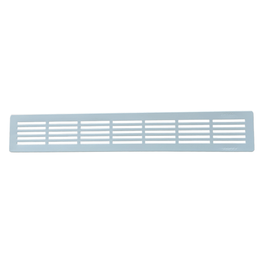VENTILATION GRILL ALUMINIUM 6.6X48CM DECOR RECESS MOUNTING WHITE