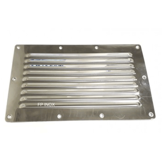 VENTILATION GRILL INOX 0.8MM 25X25CM + NET