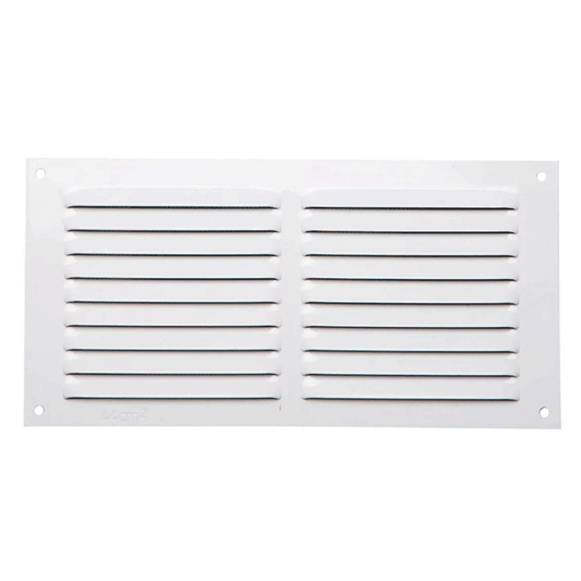 VENTILATION GRILL ALUMINIUM 0.6MM 20X40CM WHITE