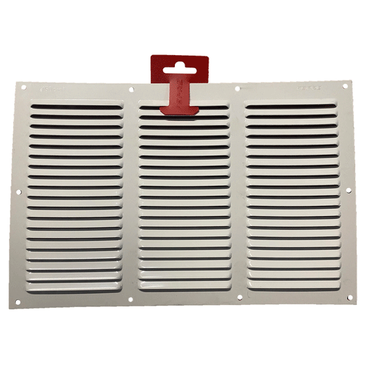 VENTILATION GRILL ALUMINIUM 0.6MM 20X30CM WHITE