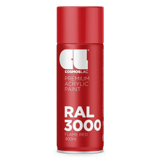 SPRAY FLAME RED RAL3000 N330 400ML COSMOSLAC
