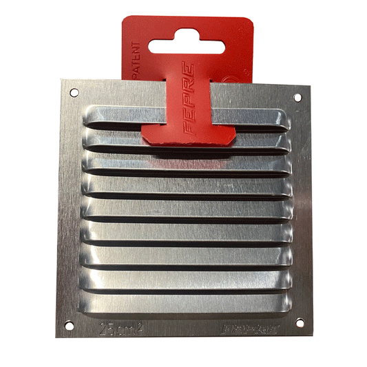 VENTILATION GRILL ALUMINIUM 0.6MM 10X10CM