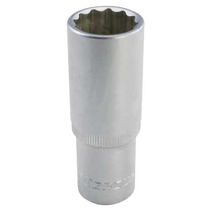 1/2" DRIVE 12POINT DEEP SOCKET 13MM DIN 3124 FF GROUP