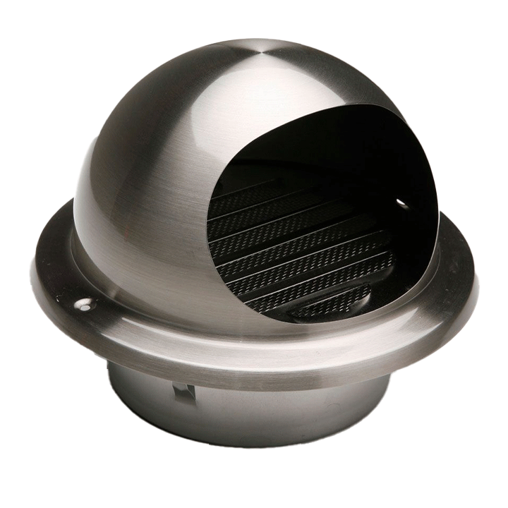 VENTILATION GRILL INOX KOPPA TO RECESSED Ø120-138