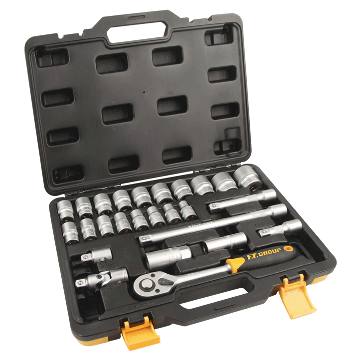 SOCKET SET 1/2" 26PCS FF GROUP