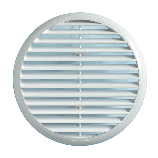 PLASTIC VENTILATION GRILL ROUND 4"
