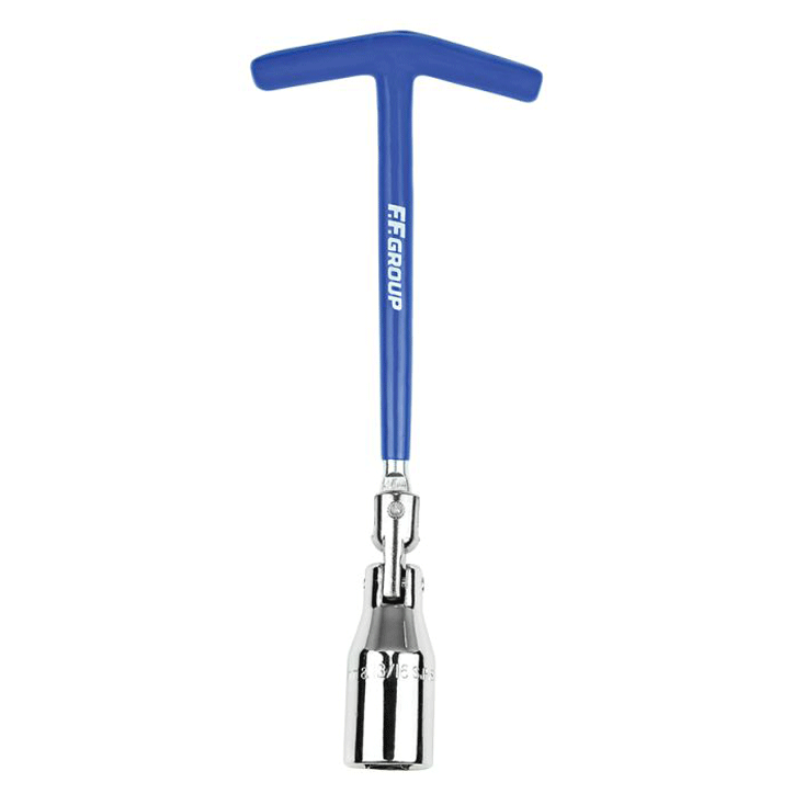 FLEXIBLE SPARK PLUG WRENCH 21MM BLUE FF GROUP
