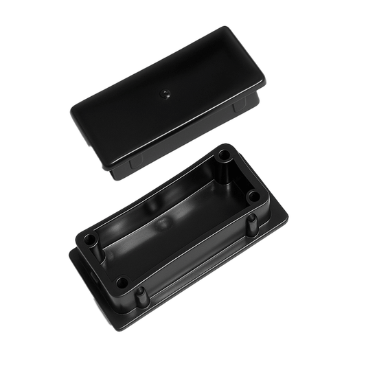 TUBE INSERTS RECT. BLACK 20X40MM