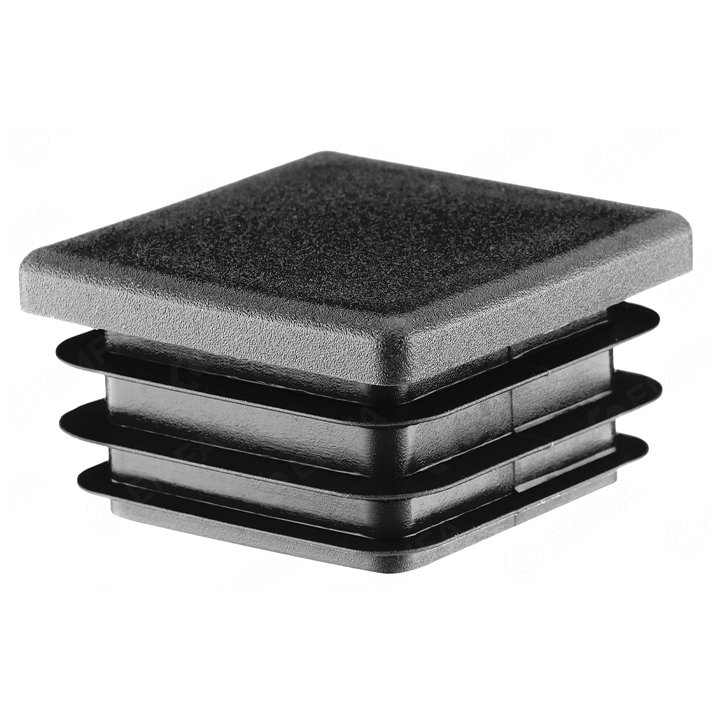 TUBE INSERTS SQUARE BLACK 60X60MM