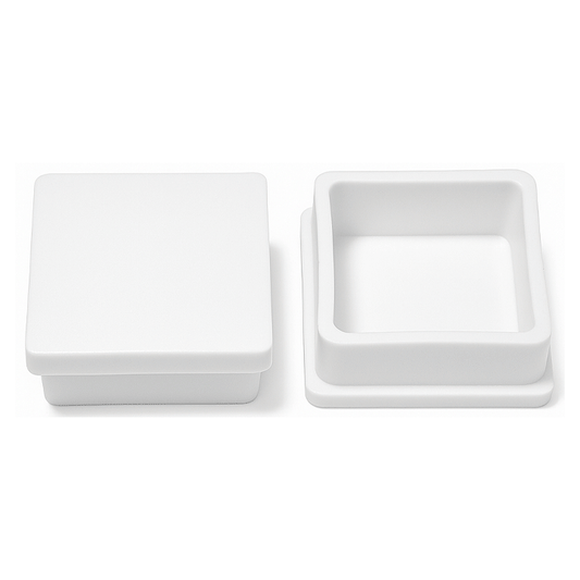 TUBE INSERTS SQUARE WHITE 30X30MM
