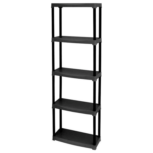 SHELVING SYSTEM PLASTIC 600X300X1760MM 5PCS