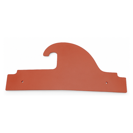 ROOF TILE END CAP RED