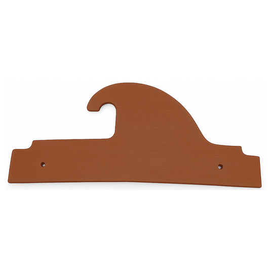 ROOF TILE END CAP BROWN