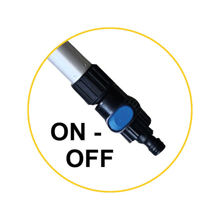 FALCON TELESCOPIC FLOW THRU BRUSH KIT 300CM