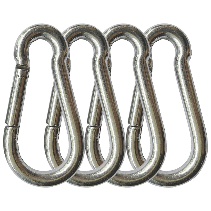 CARABINER HOOK 10X100MM 4PCS