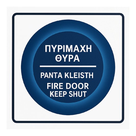 SIGN FIRE EXIT  8X8CM