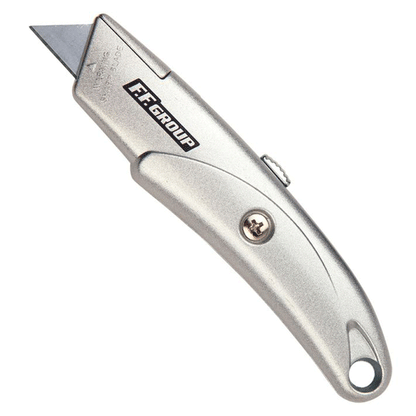 METALLIC UTILITY KNIFE WITH 3 BLADES FF GROUP