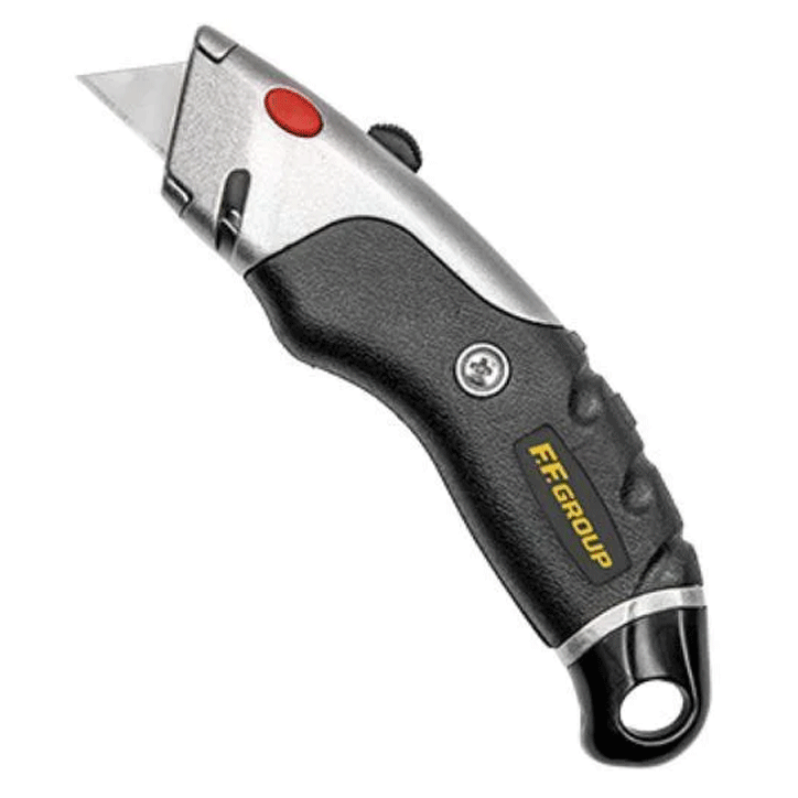 ALUMINIUM UTILITY KNIFE WITH 5 BLADES FF GROUP