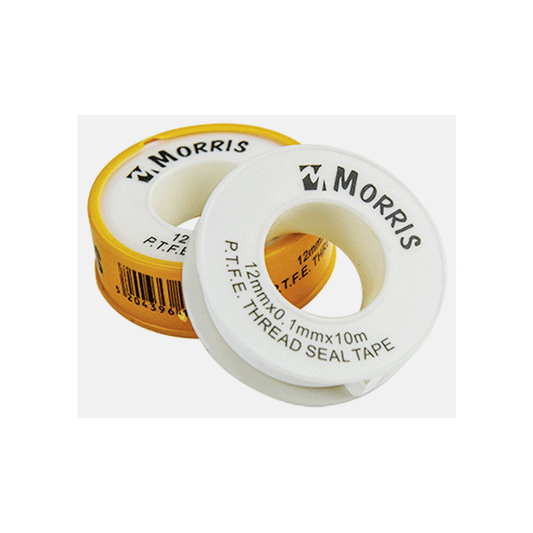 PTFE TAPE 12MMX0.1CMX10M MORRIS
