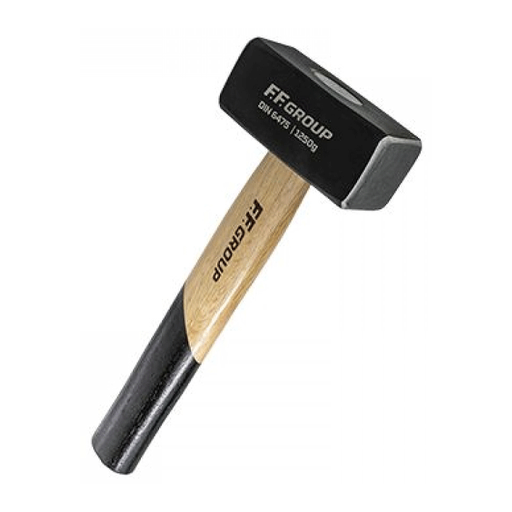 STONING HAMMER WITH WOODEN HANDLE 1250GR DIN6475 FF GROUP
