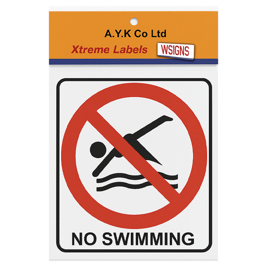 SIGN "NO DIVING" 16X16