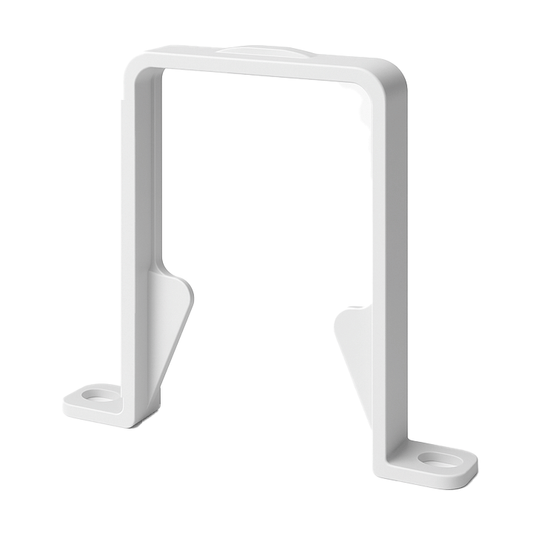 DOWNPIPE BRACKET PLASTIC WHITE