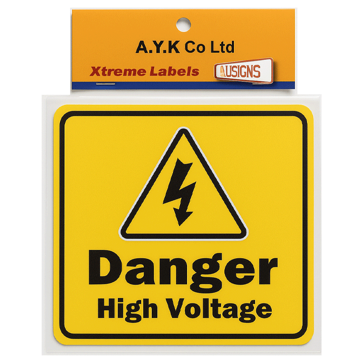 SIGN "HIGH VOLTAGE" 16X16