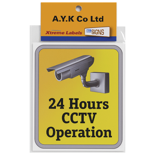 SIGN PAPER CCTV 2 8X8 [2PCS PER PACK]