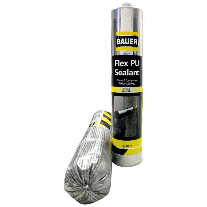 FLEX PU SEALANT GREY 600ML BAUER
