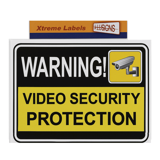 SIGN "WARNING" CCTV 30X20