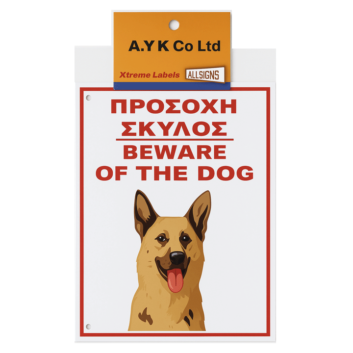 SIGN BEWARE OF DOG 30X20