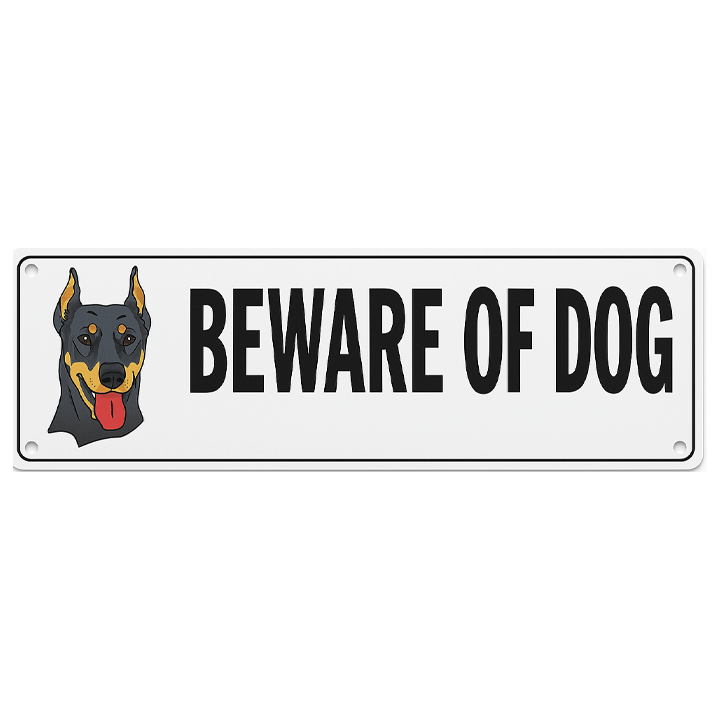 SIGN BEWARE OF DOG 40X11