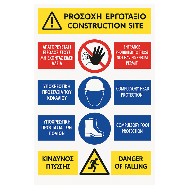 SIGN SAFETY POINTS [CONTRACTORS] 60X30