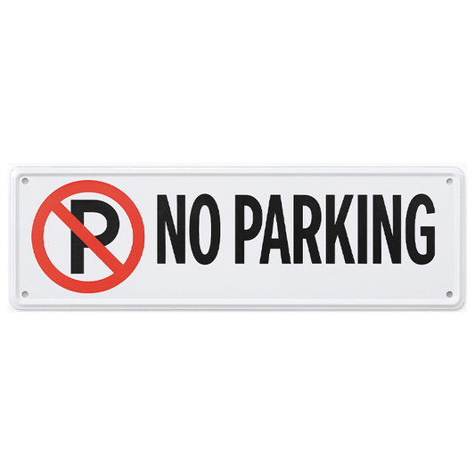 SIGN "NO PARKING" 40X11
