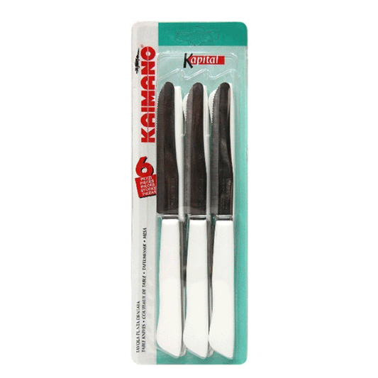 KAIMANO KNIFES 6PCS FOR KITCHEN WHITE