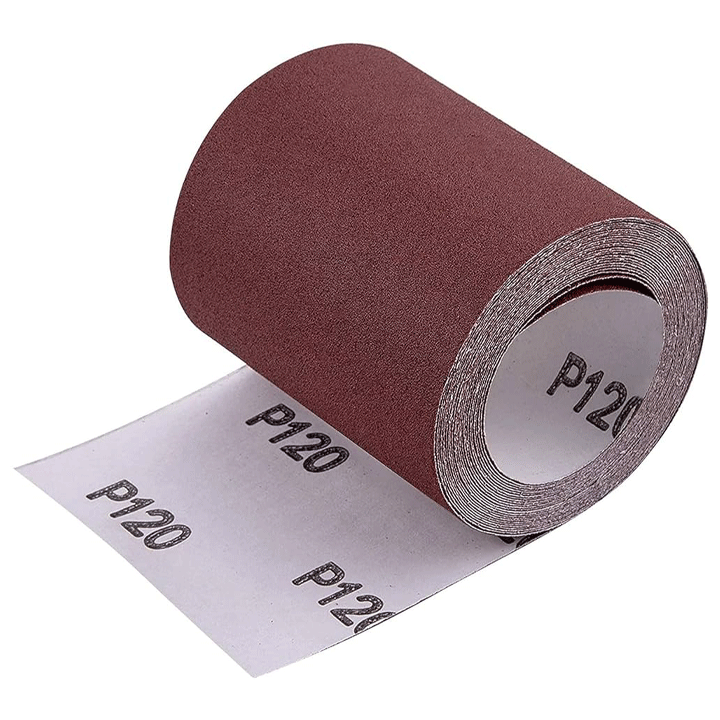 SANDING ROLL DRY METAL/WALL NO120 120MM