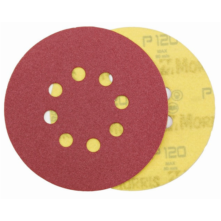 VELCRO DISC RED 150 MM 6T-080