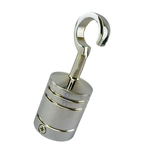 CHROME END HOOK 32MM
