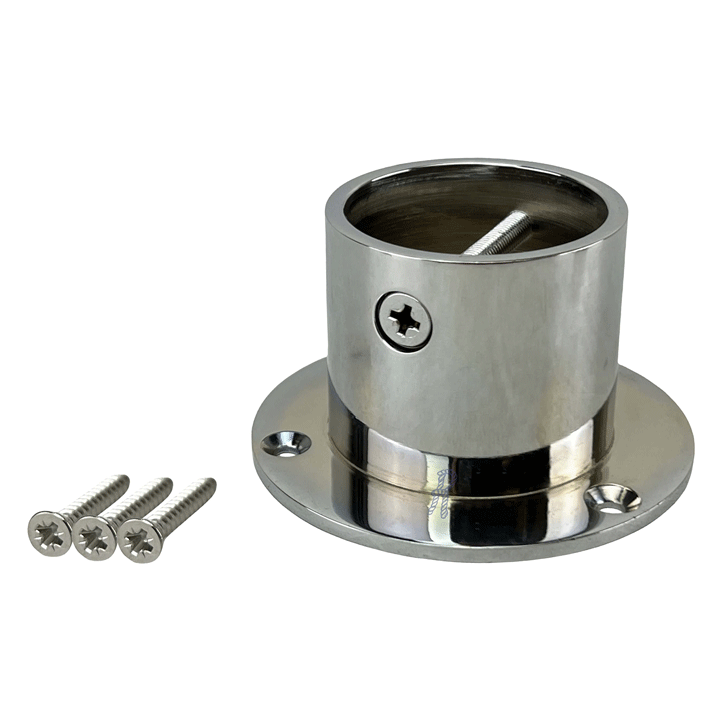 CHROME CUP END 40MM