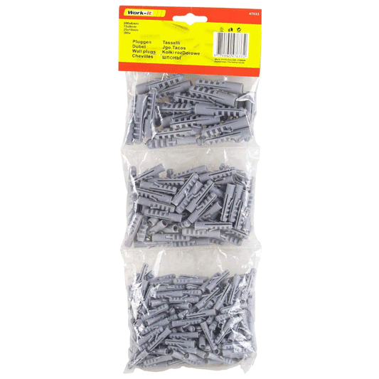 WALL PLUGS 300X 200X6/75X8/25X10MM
