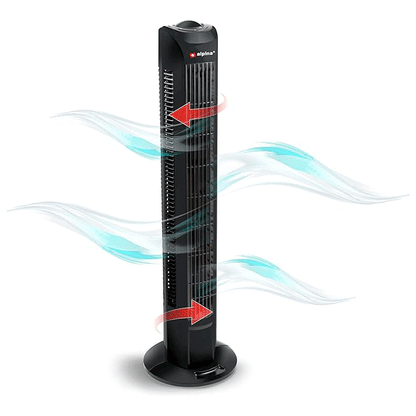 TOWER FAN BLACK 78CM 45W 220-240V