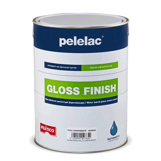 GLOSS FINISH P130  STONE GREY 750ML [WATER BASED]