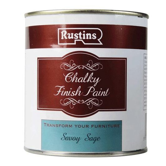CHALKY FINISH PAINT SAVOY SAGE 500ML RUSTINS