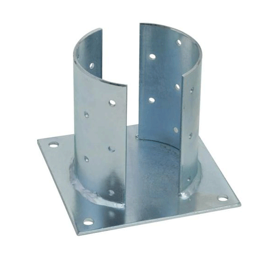 ROUND WOOD CONNECTORS GALV. [180X180MM] D140MM