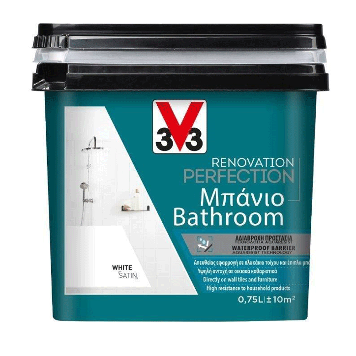 PAINT BATHROOM SOFT GREY RENOVATION V33 750ML