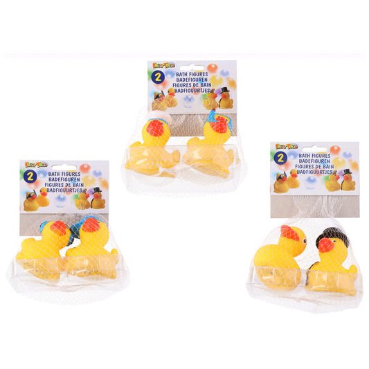BATH DUCK FUNNY 2PCS