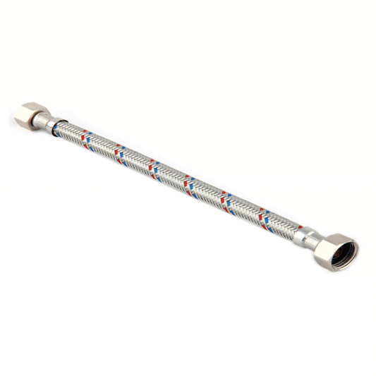 FLEXIBLE PRESSURE 1/2"X3/8"X100CM FEMALE/FEMALE