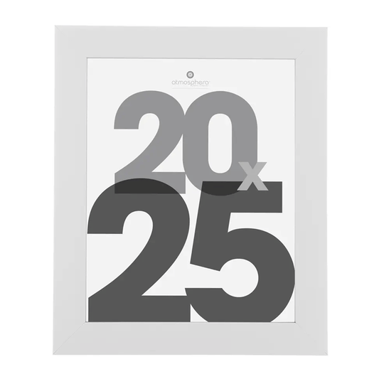 WHITE PHOTO FRAME 20X25 LISE DIS