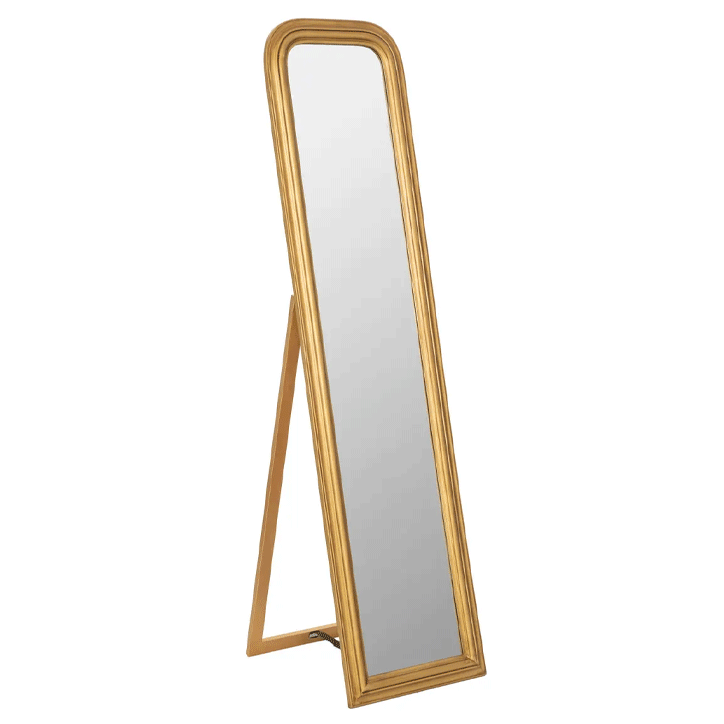 GOLD STANDING MIRROR 160X40