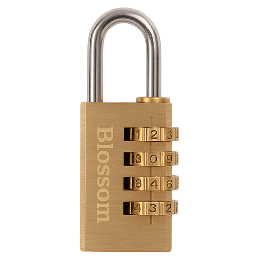 PADLOCK 20MM COMBINATION 4PCS BLISTER BL